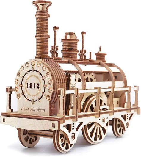 GuDoQi Wooden Model Kits for Adults to Build, Mechanical Steam ...