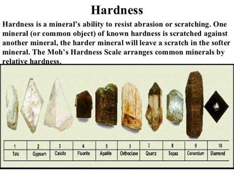 Minerals - Physical Properties