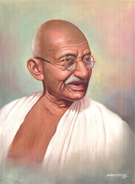 gandhi painting