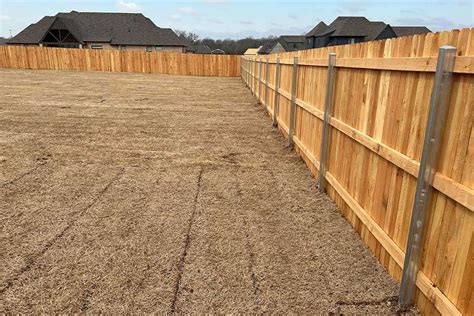 how to put in metal fence posts