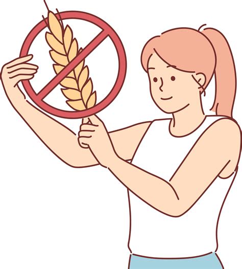 Woman holds gluten-free sign, urging people to stop eating foods