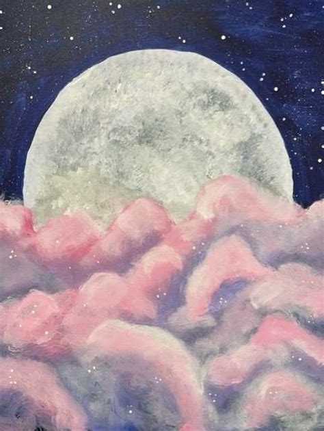 Moon Clouds - Pinot's Palette Painting