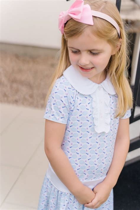 lila hayes girls sydney pima cotton dress tennis match