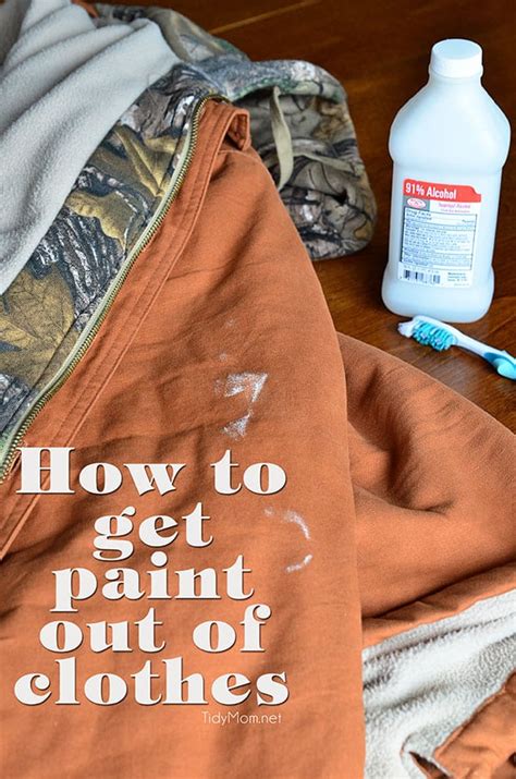 how to get paint out of a shirt