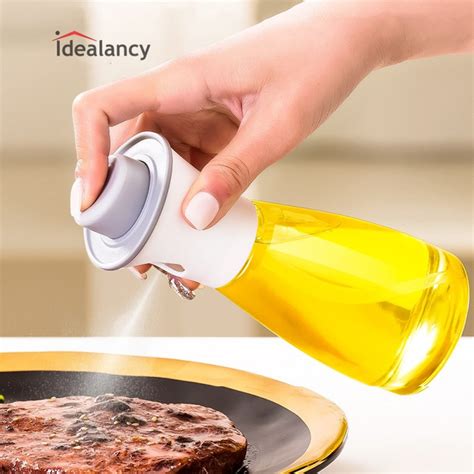Glass Oil Spray Bottle 170Ml | Idealancy