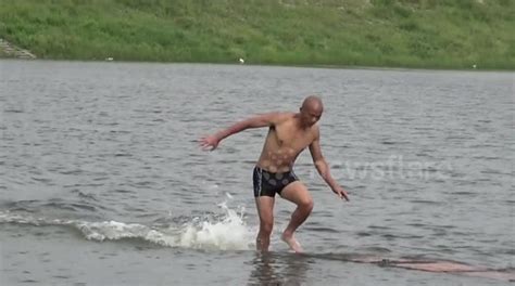 Shaolin Monk Runs On Water On Live Tv [photos] - Nairaland / General - Nigeria