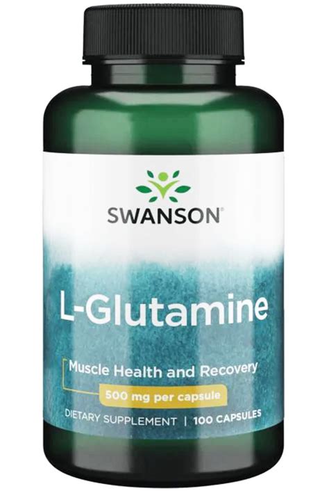 SWANSON L-Glutamine L-Glutamina 500mg 100k - Visanto, Jerzy Zięba