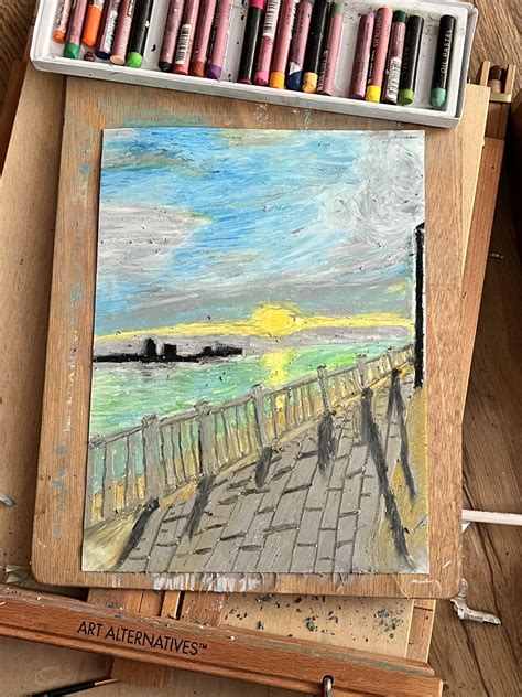 Revival Renewal Existing Beauty 4/12 of Detroit Project, oil pastel