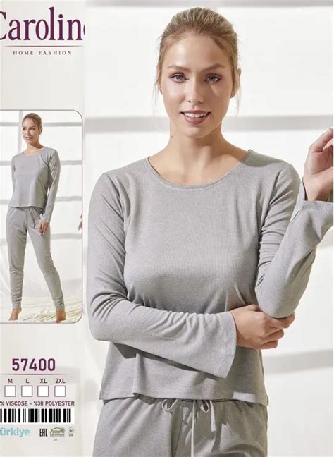 Комплект с Брюками M+L+XL+2XL Caroline 57400 Оптом Турция Фабрика