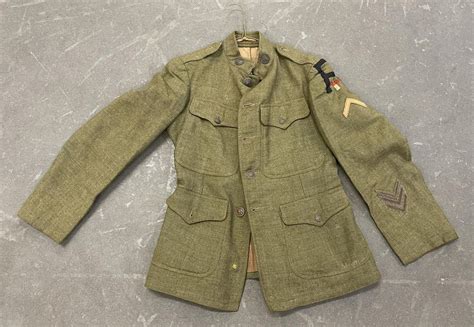 ww st army medical uniform overseas stripes
