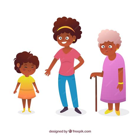 African American Grandparents Day Clipart
