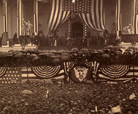 The Inauguration of 23rd President Benjamin Harrison. Outgoing