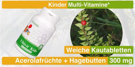 Ultivit™ Kids (60 Tabletten) – Santegra Heilpflanzen Infothek