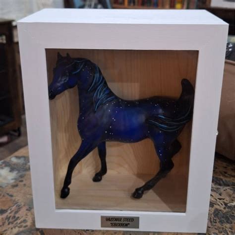 Empty Large Extra Deep Wooden Shadow Box Frame With Glass Door, Memory ...