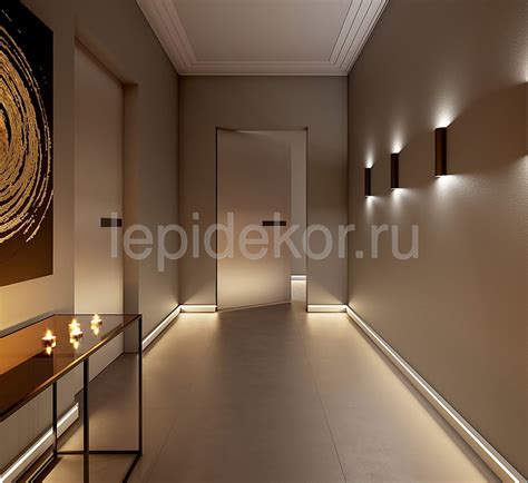 Плинтус с подсветкой LED IL11