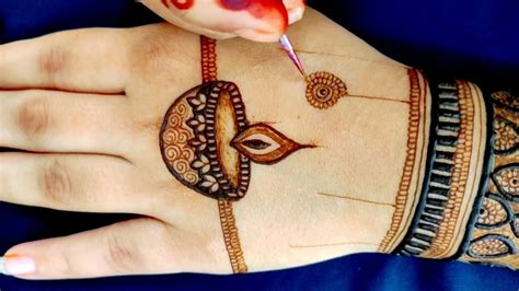 diwali special theme henna design    diya diwali mehndi