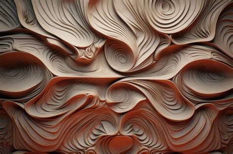 premium ai image  brown color   wall  brown