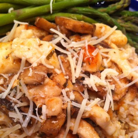 Chicken Mushrooms Garlic White Wine Sauce