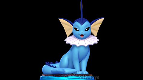 Vaporeon - Pok mon 3D Model by SillyToys