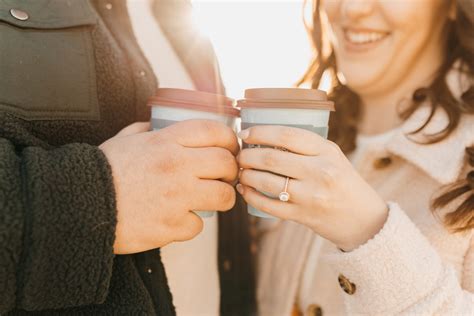 Downtown Wayzata Winter Engagement Photos | Abi Jane Photo