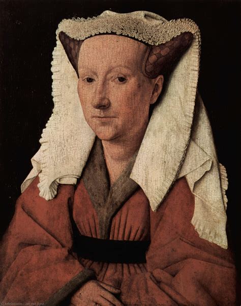 Reproductions D'art Portrait de Margaret van Eyck, 1439 de Jan Van Eyck ...