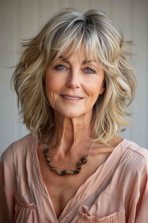 35 Ladies Over 50 Prove They Can Still Have Bangs in 2025 | Long hair