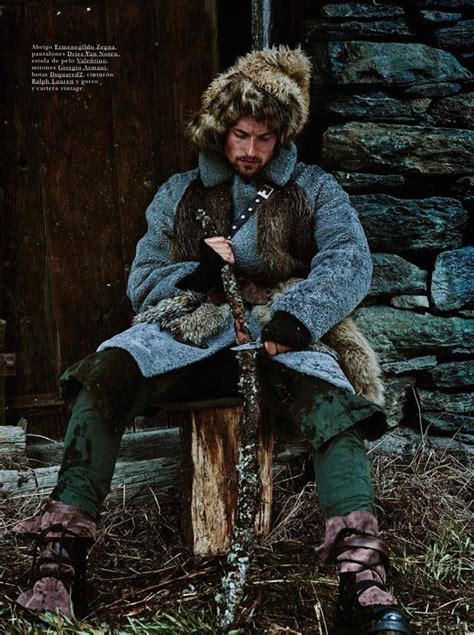 The Revenant: Wouter Peelen Models Winter Fashion for GQ Spain