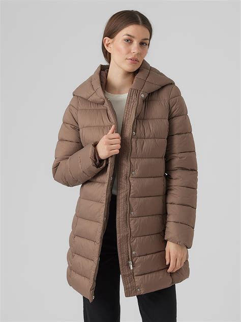 Vero Moda Płaszcz pikowany w kolorze jasnobrązowym - najlepsze ...