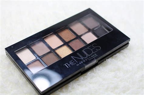 Maybelline The Nudes Eyeshadow Palette Review and Swatches