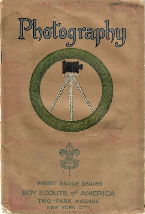 photography merit badge pamphlet  october printing