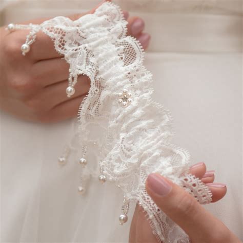 personalised wedding garters shop silk garters