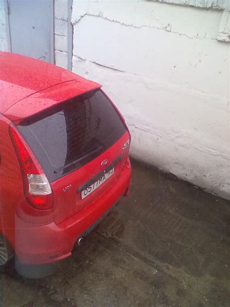Тонировка — Lada Калина Спорт (1G), 1,6 л, 2013 года | фотография | DRIVE2