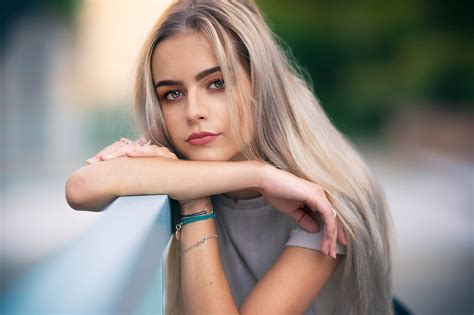 Pretty Woman In Blonde Hair