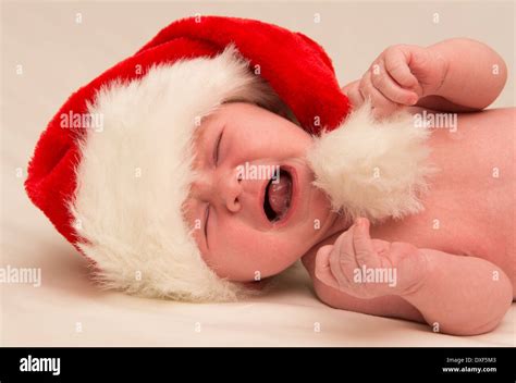 Christmas baby crying hi-res stock photography and images - Alamy