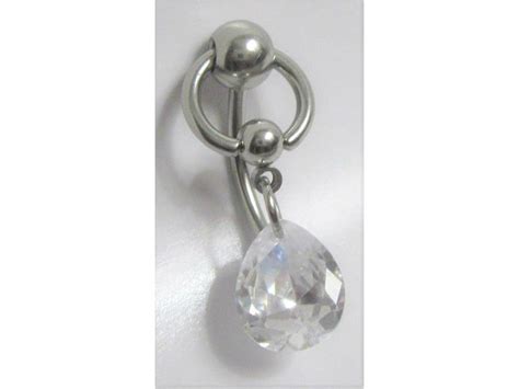 clitoral clitorial clit hood bar vch diamond vertical clear faceted