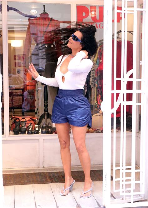 Kim Kardashian – Magnificent Big Braless Boobs Out in Rome - Hot Celebs