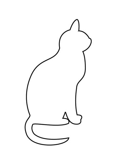 Распечатать шаблон котика