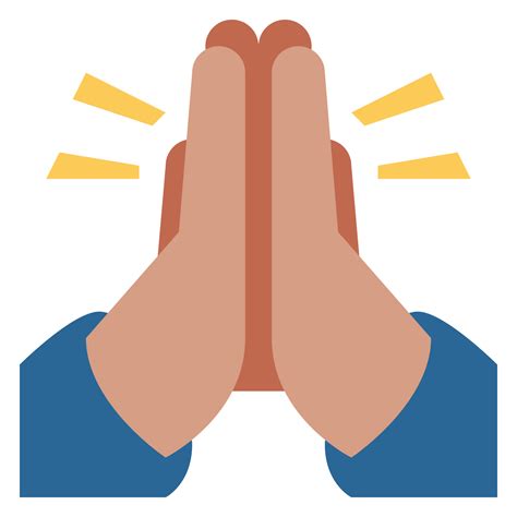 Prayer Hands Emoji, Gratitude Symbol, Faith Representation, Unity Sign ...