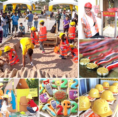 construction building themed birthday party dubai abu dhabi