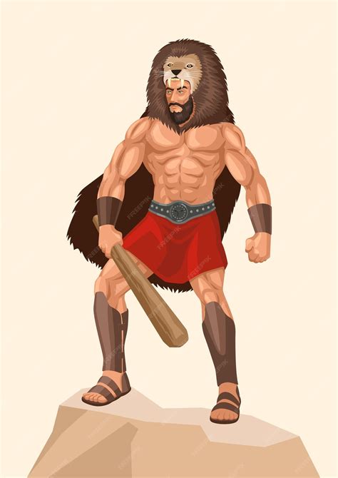 Premium Vector | Simple flat vector illustration of heracles or
