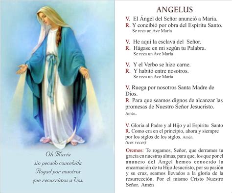 TARJETAS Y ORACIONES CATOLICAS: ANGELUS