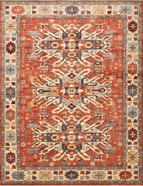 Азербайджанский ковер Kazakh № 4075 (358 х 276 см) – купить в интернет ...