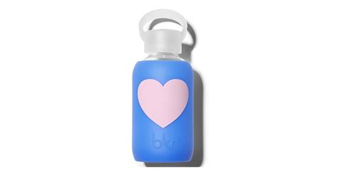 BKR Heart 8-Ounce Glass Water Bottle | BFF Desk Gifts | POPSUGAR Love ...