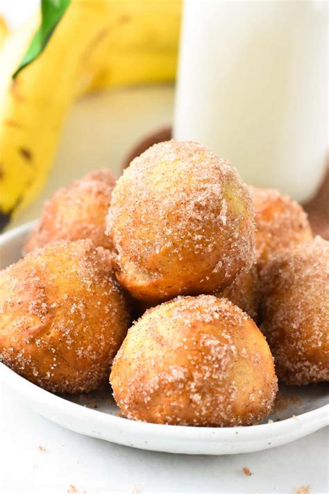 2-Ingredient Banana Donut Holes - The Conscious Plant Kitchen