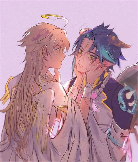 Pinterest | Angels and demons, Romantic anime, Impact