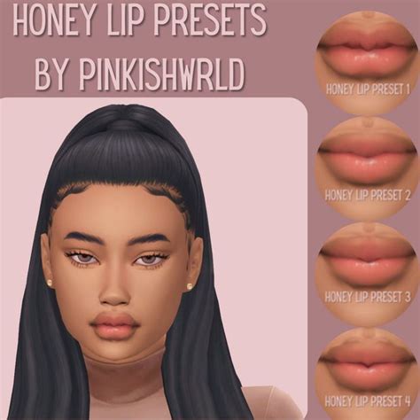 Honey Lip Preset Collection | pinkishwrld | Sims 4 body mods, Tumblr ...