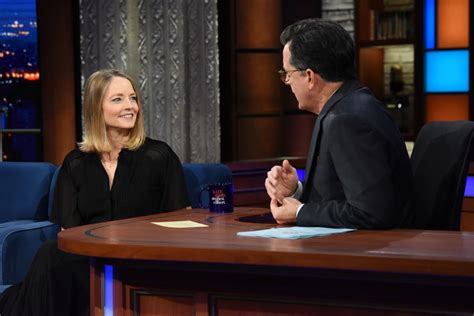 JODIE FOSTER at Late Show with Stephen Colbert 12/15/2017 – HawtCelebs