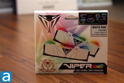 Patriot Viper RGB PC4-25600 2x8GB Review (Page 1 of 10) | APH Networks