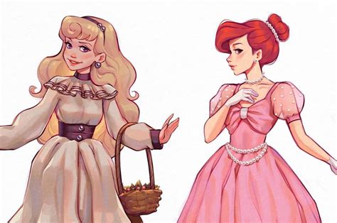 Художница модернизировала наряды принцесс Disney