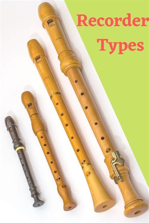 Recorder Types - Sopranino, Alto, and Tenor Recorders